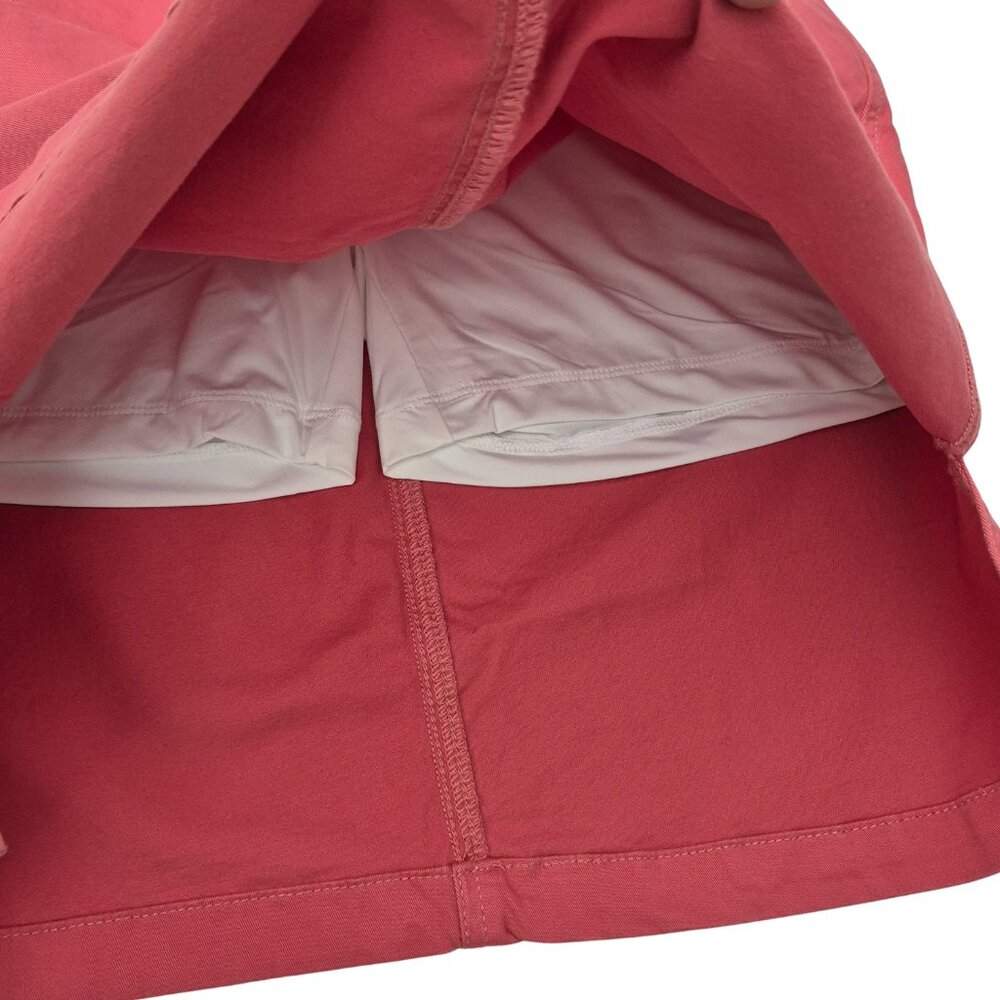 JAG On The Go Pull-On Elastic Waistband Stretch Skort Women's 8 Rose 5 Pockets - Picture 11 of 11